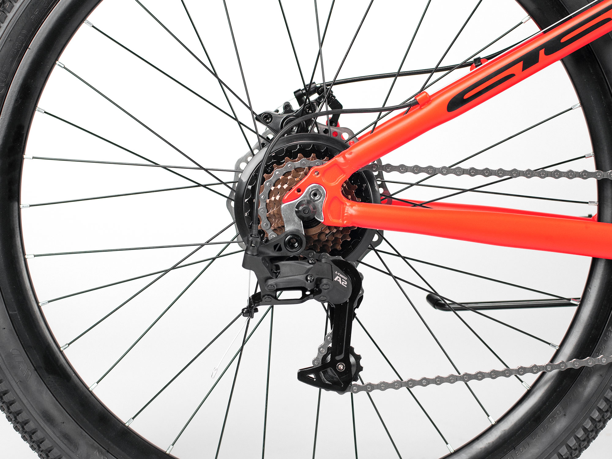 Велосипед SITIS LOCK 27.5" (2024) Grey-Red-Black