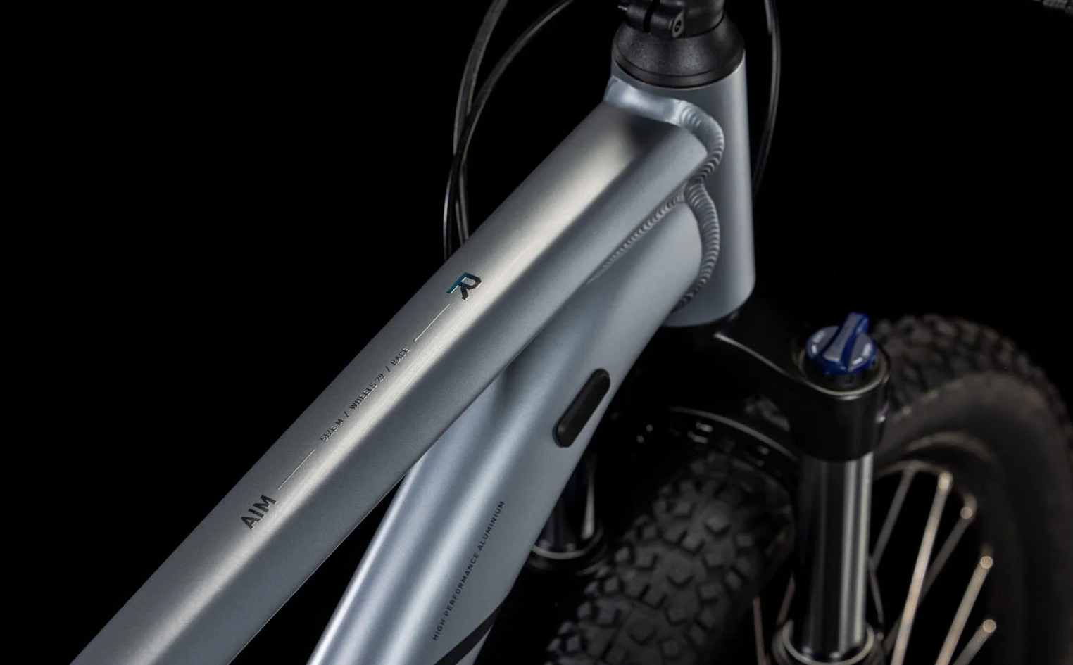 Велосипед CUBE Aim Race (2025) Slategrey´n´rainbowblack