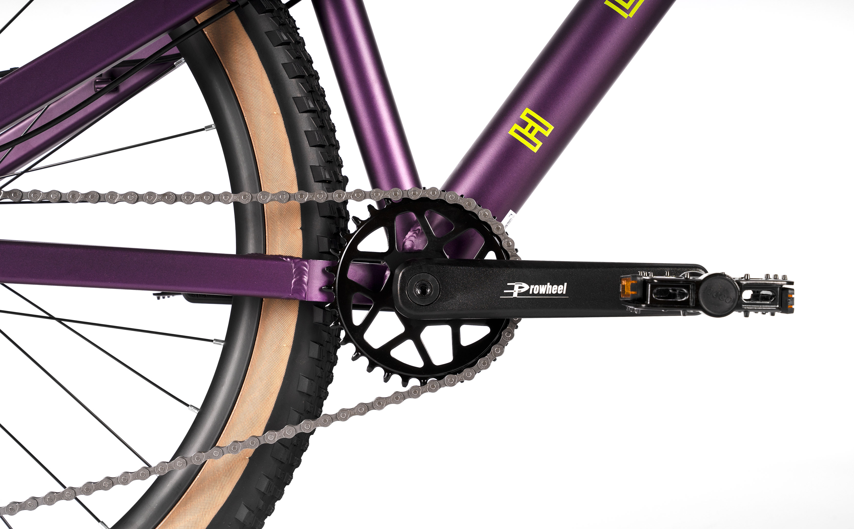 Велосипед HORH STAKE 6.1 26" (2026) Purple-Black-Citrus