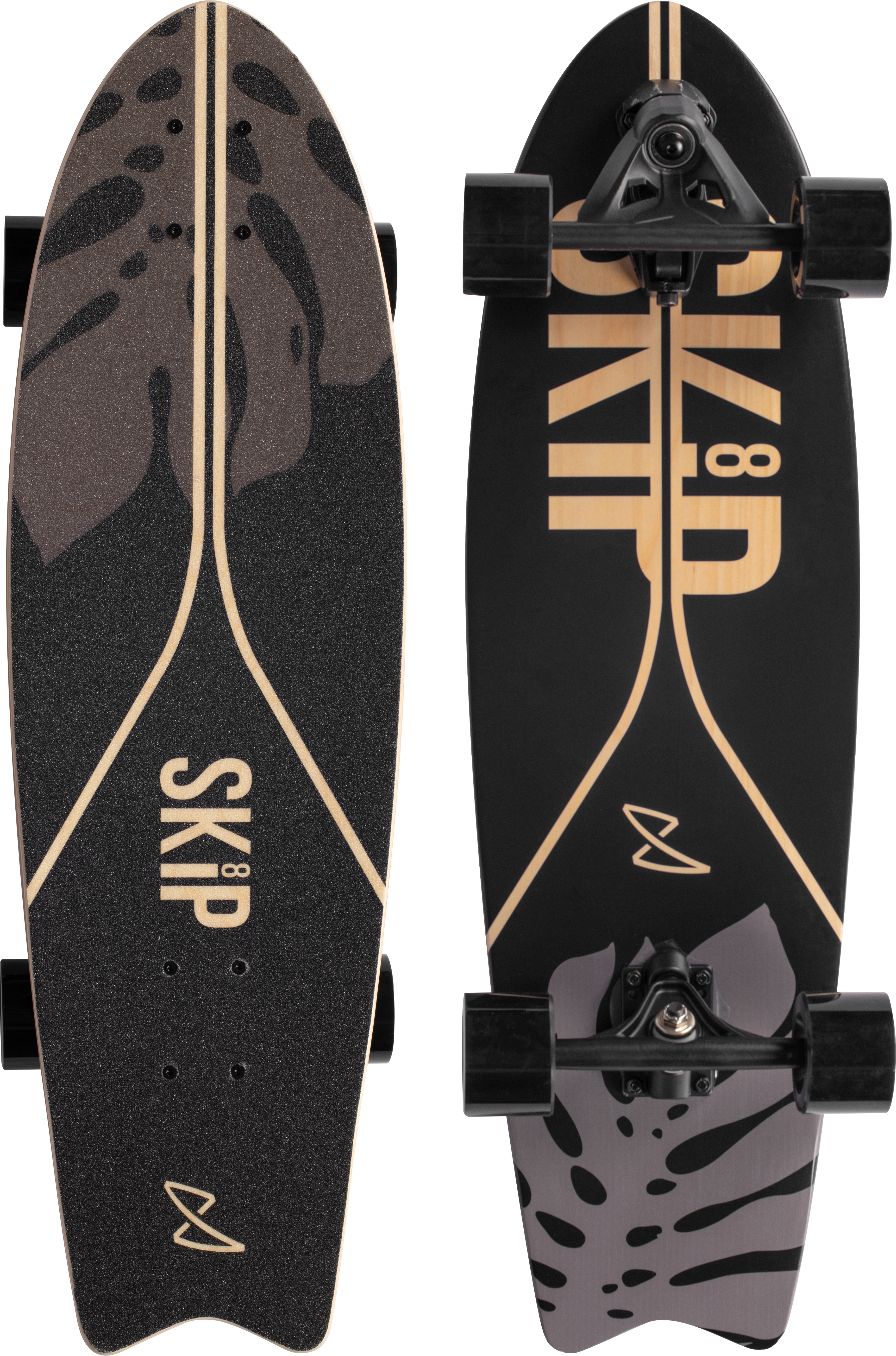 Круизер SKIP Surfskate 32" Woodlogo