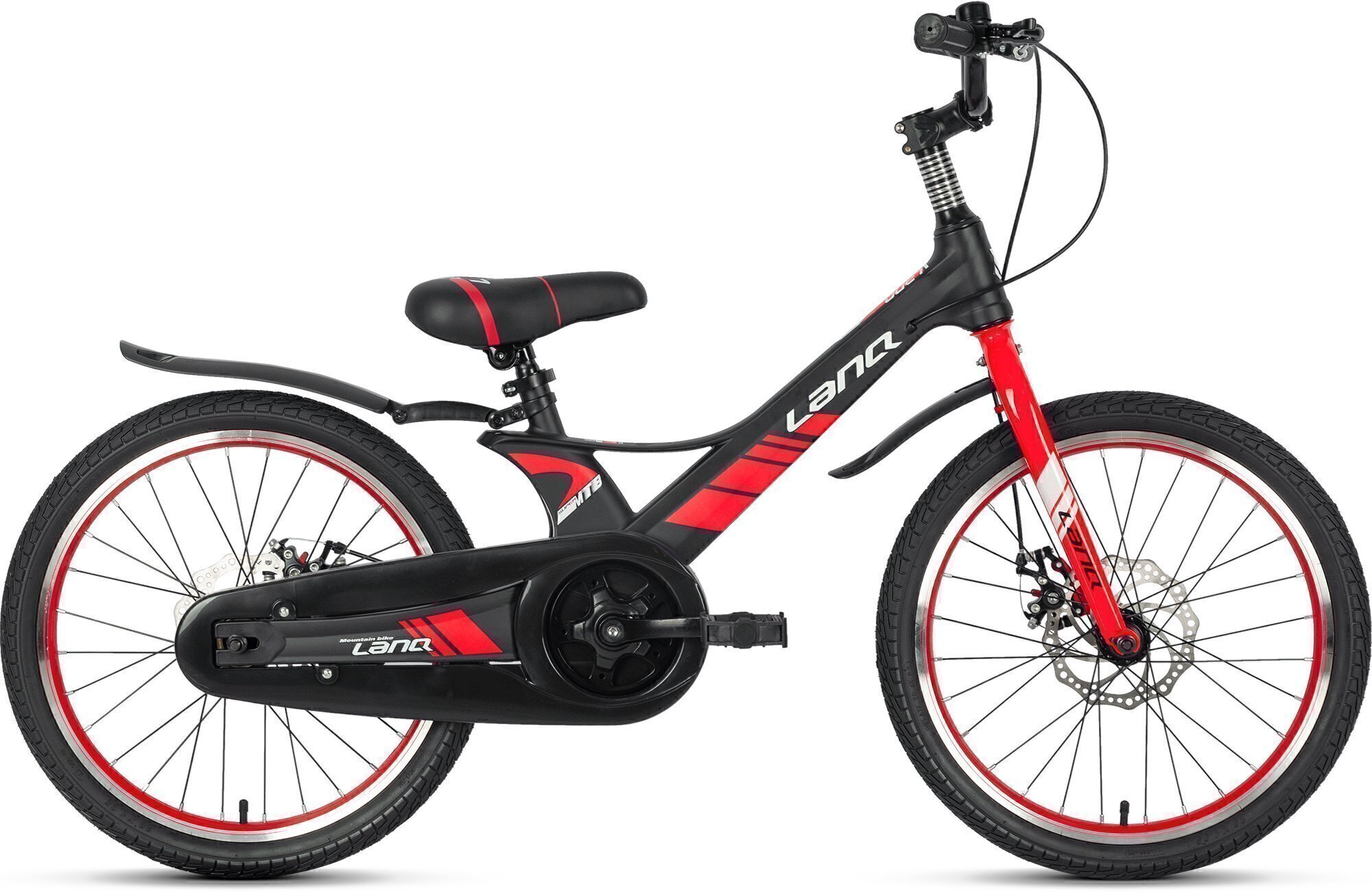 Велосипед LANQ WLN2050 20" черно-красный