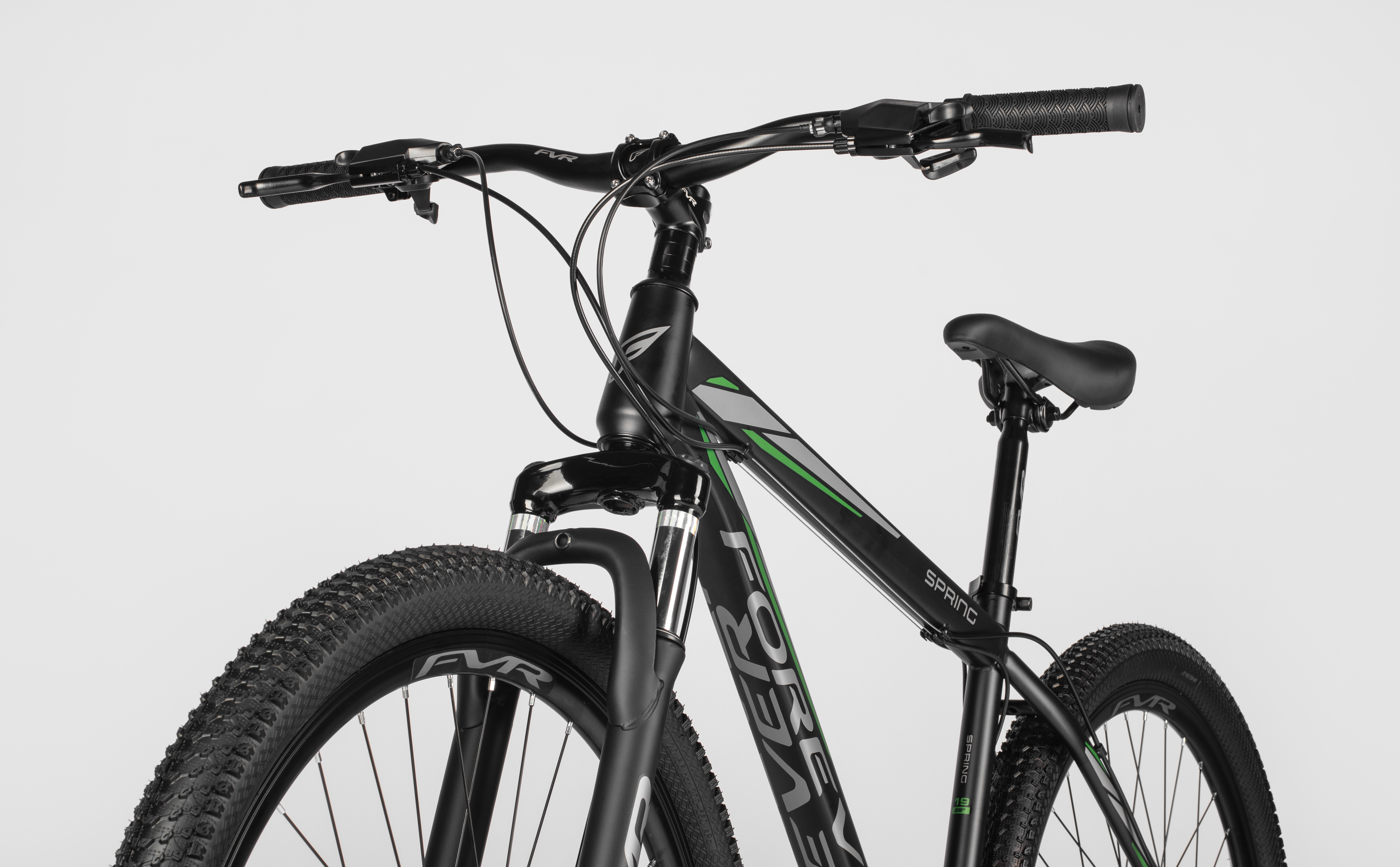 Велосипед FOREVER SPRING FSP9.0 29" (2025) Black-Grey-Green