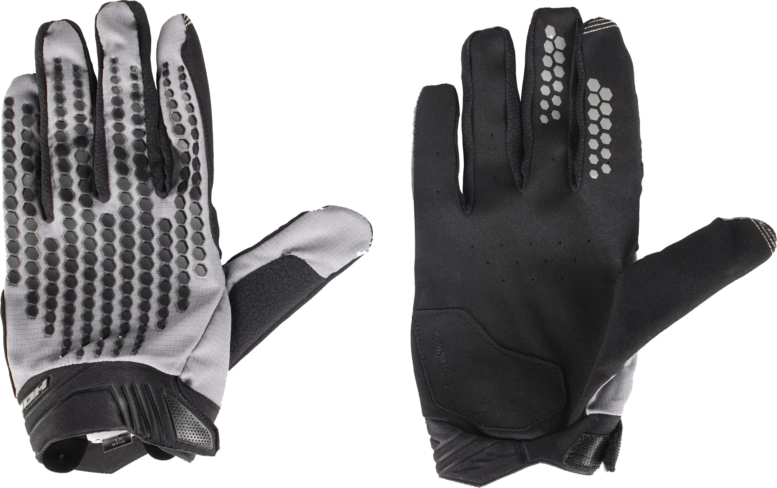 Велоперчатки HORH 6158 длинные пальцы черно-серый