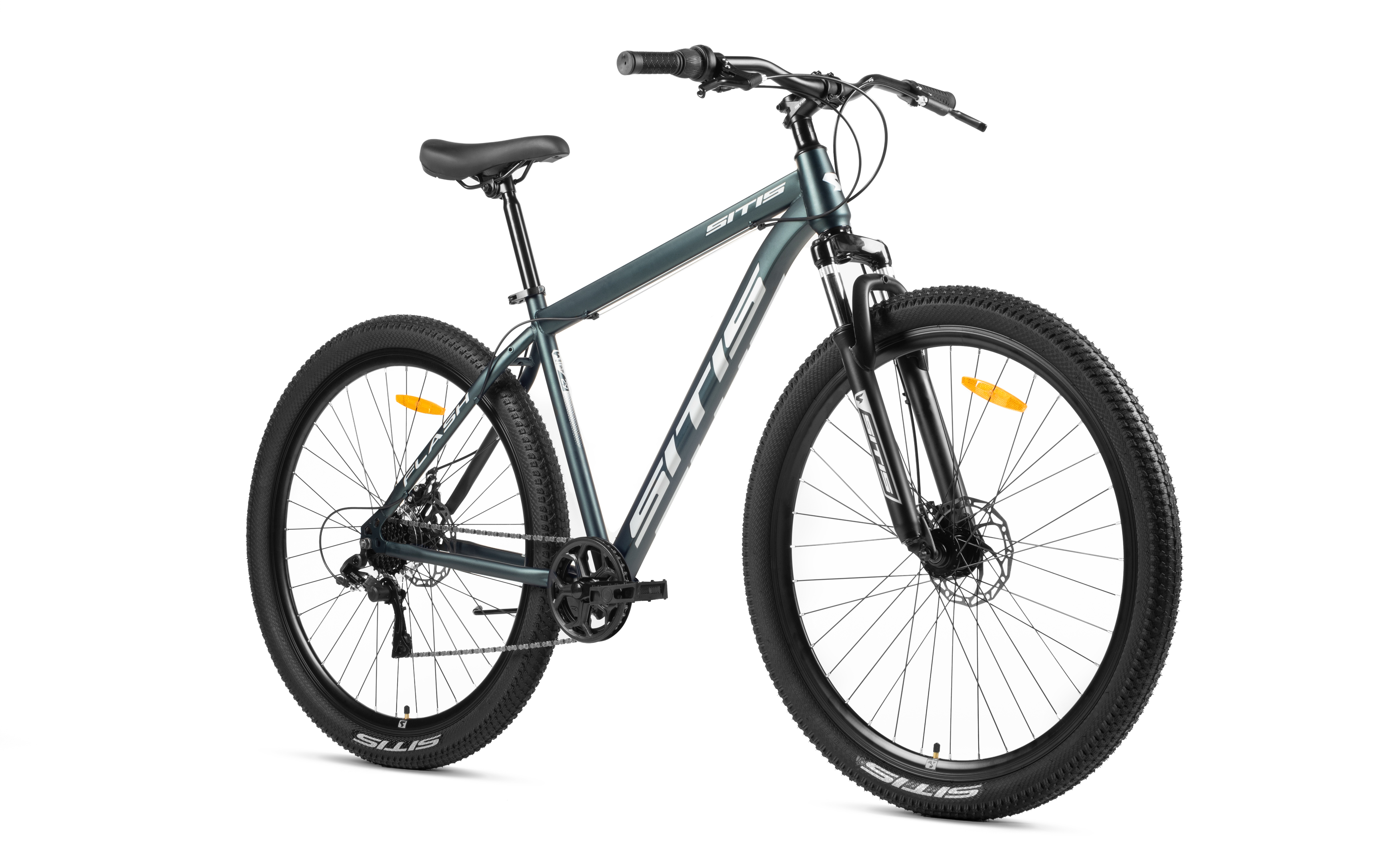 Велосипед SITIS FLASH 7SP 29" (2025) Dark-Green-White-Black