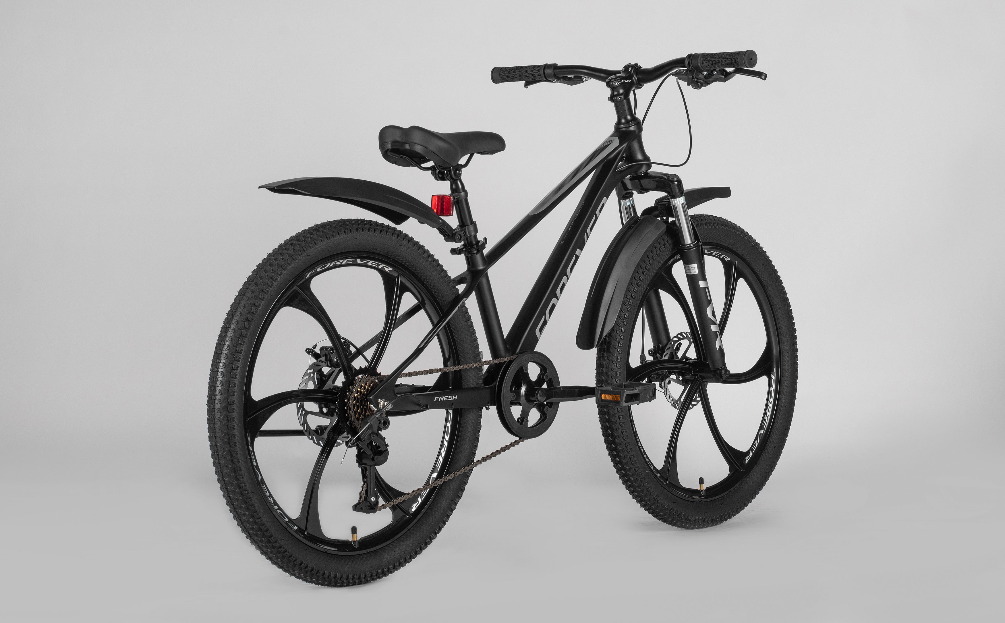 Велосипед FOREVER FRESH 24" (2025) Black-Grey
